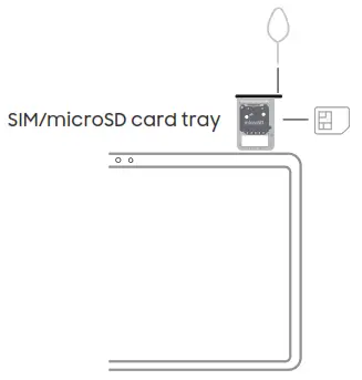 SAMSUNG Galaxy Tab S8 Plus 5G Smart Tablet - SIM card
