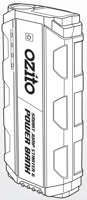 ozito OJS-800 12V 400A JUMP STARTER &amp -