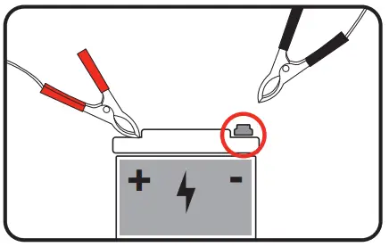 ozito OJS-800 12V 400A JUMP STARTER &amp - black negative