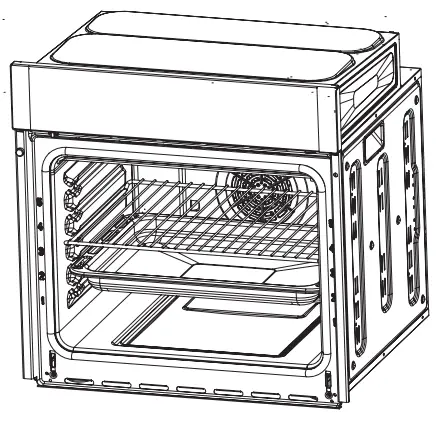 ika 65DAE41105 Built In Electric Oven - correct placement