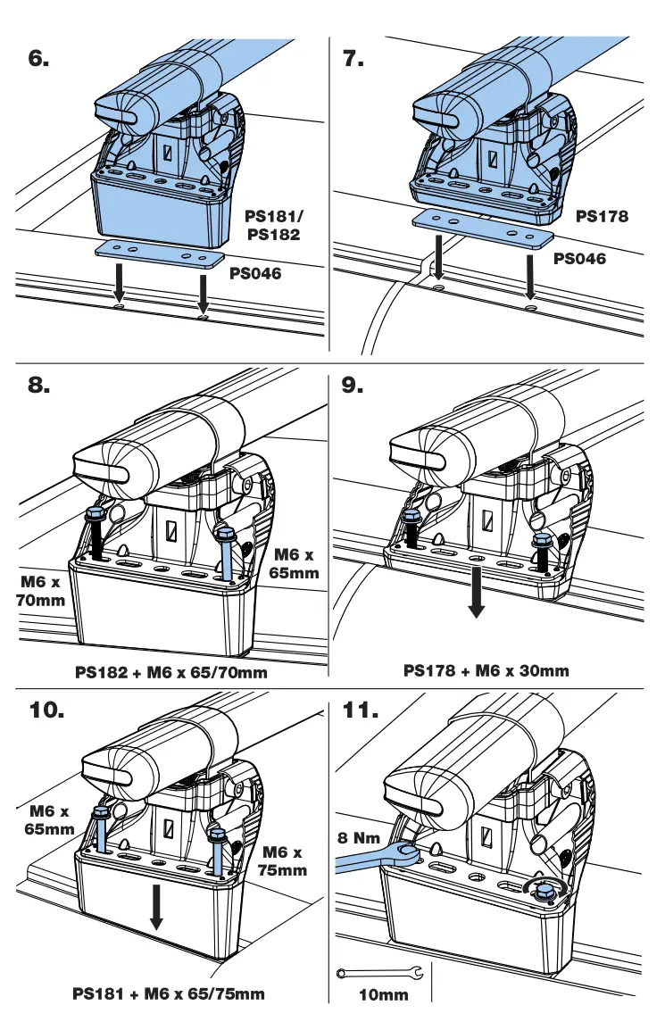 Rhino RA3PR-FL KammBar Pro Aluminium Roof Bars - fig 2