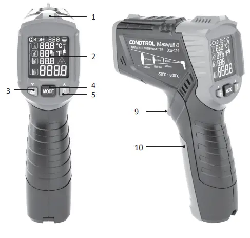 CONDTROL-Maxwell-4-Infrared-Thermometer-FIG-1