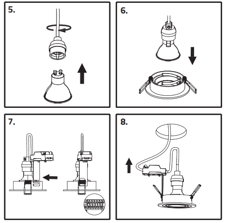 LEDISONS LDN50 LED Spot Luminaire Monti white tiltable - Fig1