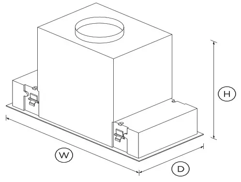 FISHER and PAYKEL HPB6028-1 60cm Integrated Insert Rangehood - fig1