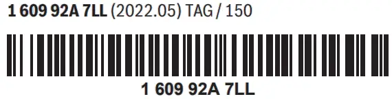 BOSCH LR 45 Professional Laser Receiver - br code