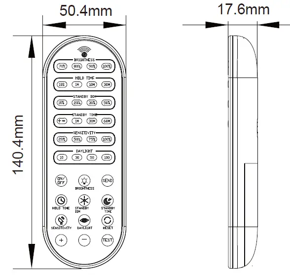 Day-Brite CFI 911401855781 Motion Sensor Remote Control 1