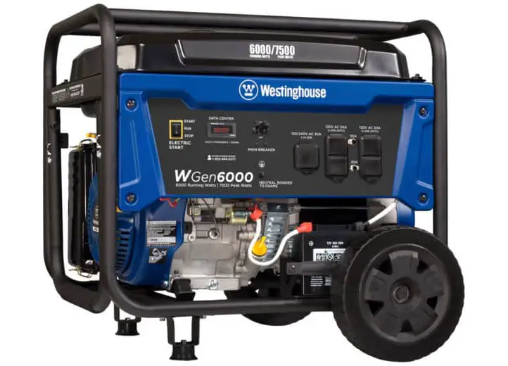 Westinghouse Wgen6000 Portable Generator User Manual