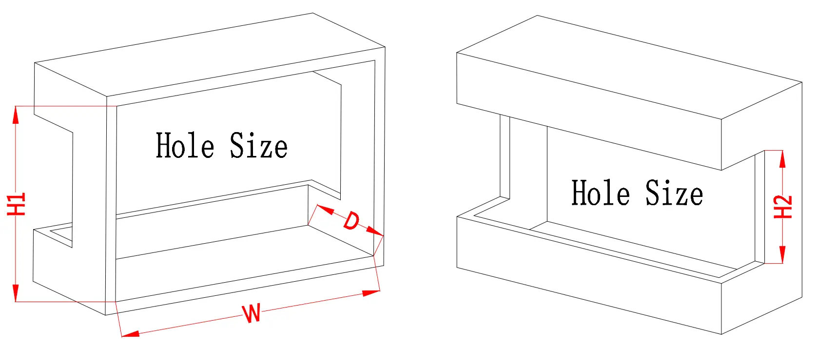 Recessed To Wall Installation