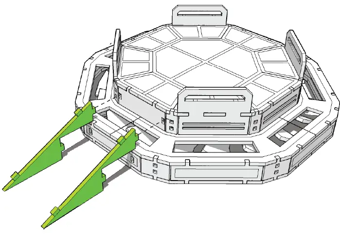 TABLETOP-SCENICS-TTSC-SFG-110-Intergalactic-Landing-Pad-FIG-6