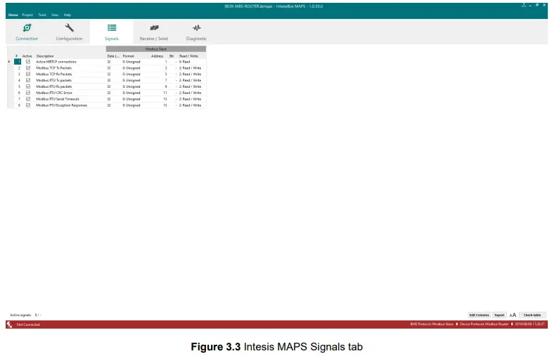 Intesis Modbus Server -3.3