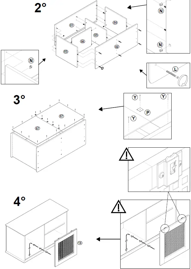 Rodler RD620 Bar Buffet Oregon Blanco 2