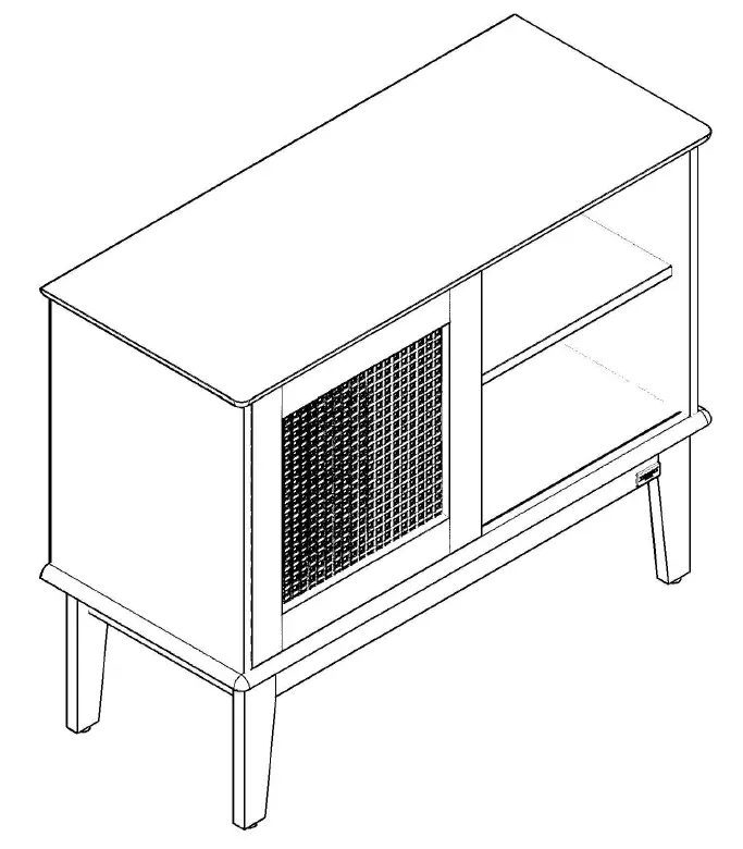 Rodler RD620 Bar Buffet Oregon Blanco