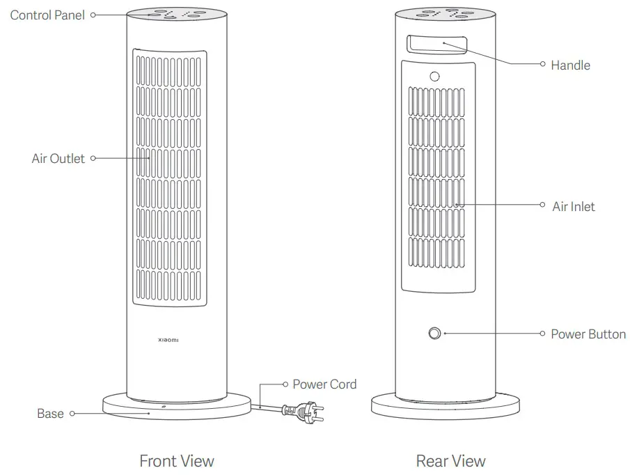 Xiaomi Smart Tower Heater Lite - fig 1