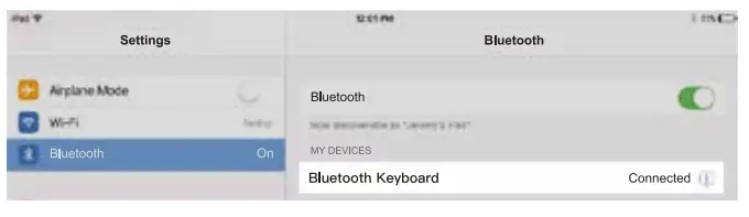 GreenLaw JP163 iPad Air 4th Generation Case Keyboard -fig3