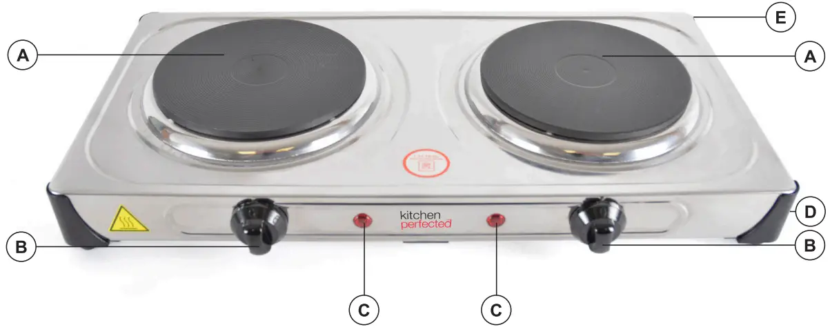 LLOYTRON E4202 Double Hot Plate - fig 1