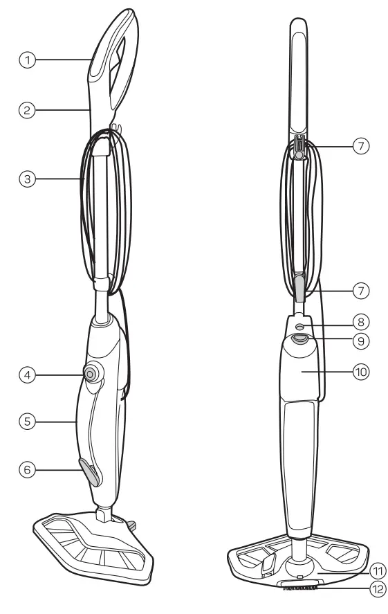 arzum AR4350 Handy Steam Steam Cleaner Mop-fig1