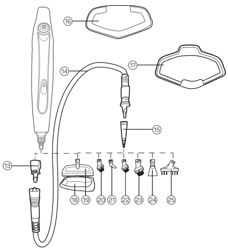 arzum AR4350 Handy Steam Steam Cleaner Mop-fig2