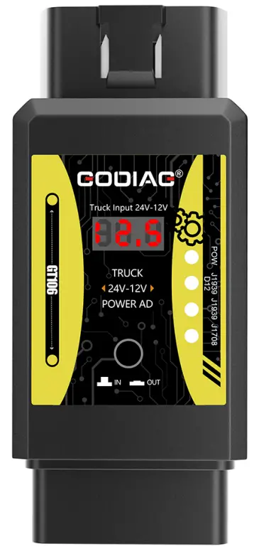 GODIAG GT106 Heavy Duty Truck 24V to 12V Converter