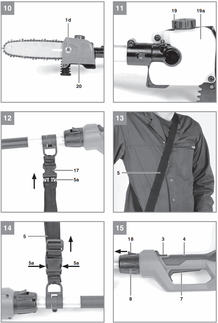 Einhell GC HC 90 Electric Telescopic Pruner - fig 1