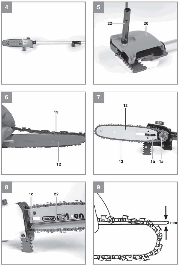 Einhell GC HC 90 Electric Telescopic Pruner - fig