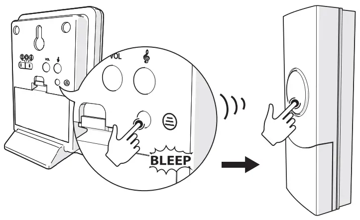 nedis DOORB212BK Wireless Doorbell - fig 2