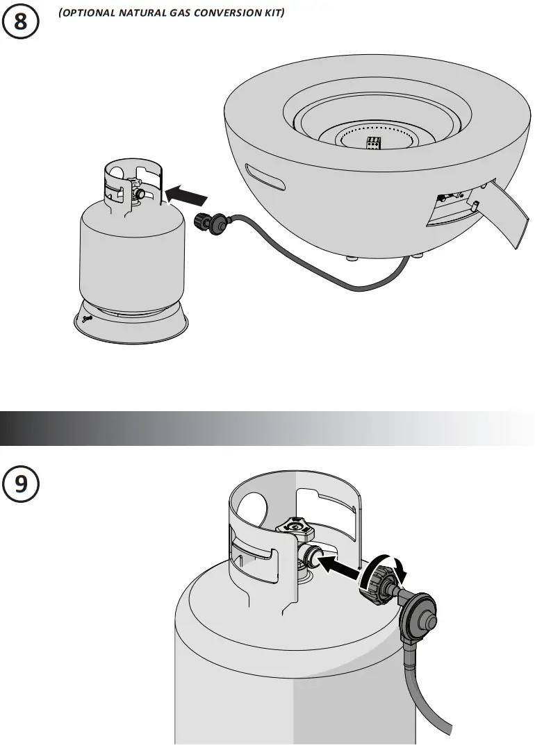 NAPOLEON GPFRCN72 Patioflame Table - Figure 10