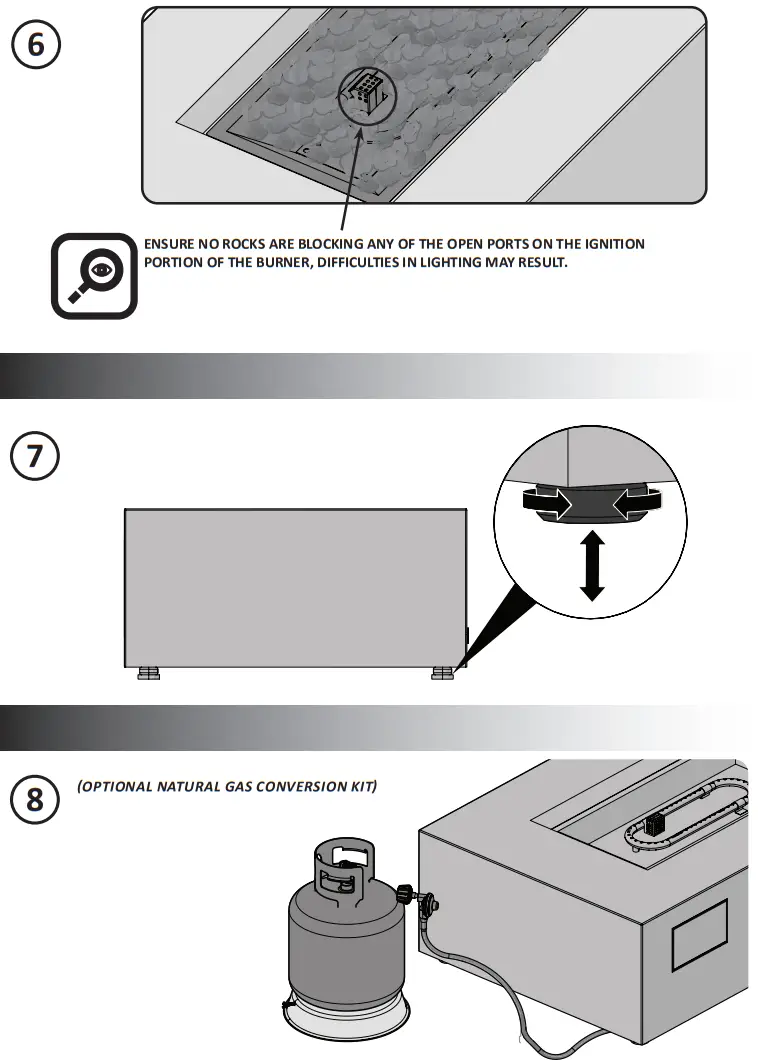 NAPOLEON GPFRCN72 Patioflame Table - Figure 3