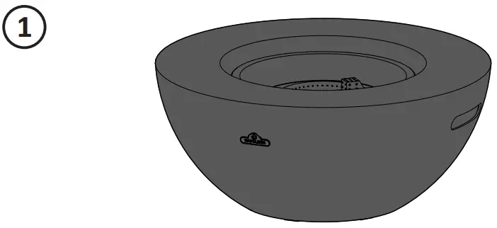 NAPOLEON GPFRCN72 Patioflame Table - Figure 5