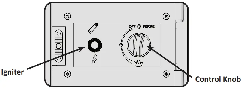 NAPOLEON GPFRCN72 Patioflame Table - Lighting