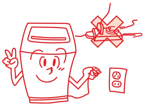 AUSSIE TRAVELLER AT 2500 Automatic Washing Machine - Safe Use Of Power