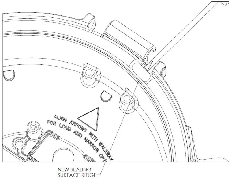 AcuityBrand PXLH Hazardous Location LED Retrofit Kit - Holophane Sealing Ridge