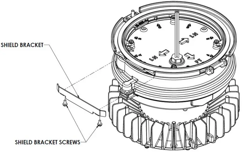 AcuityBrand PXLH Hazardous Location LED Retrofit Kit - Shield Bracket Removal