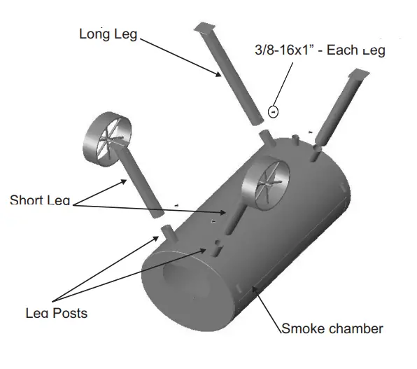 OKLAHOMA JOE S 21202124 Longhorn Reverse Flow Offset Smoker- one person on smoke