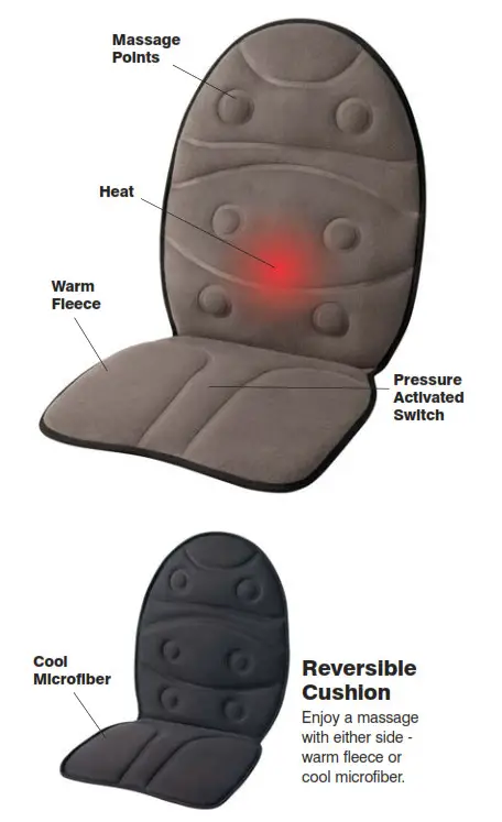Homedics BK-3000 ConstantComfort 6 Point Reversible Back Massager - 6 Point Reversible Back Massager 1