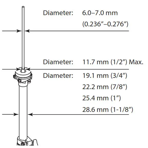 Roland VH-14D V-Drums 14- Compatible Stand