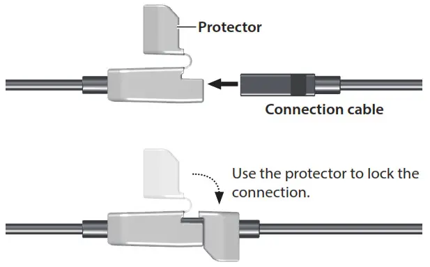Roland VH-14D V-Drums 14- Insert the plug