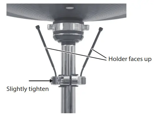 Roland VH-14D V-Drums 14- Installing the clamp