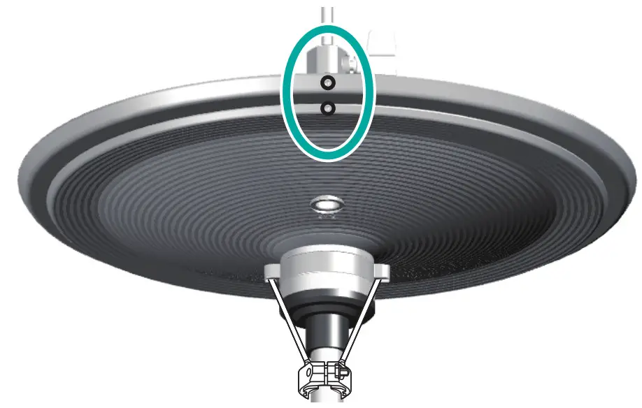 Roland VH-14D V-Drums 14- Position the