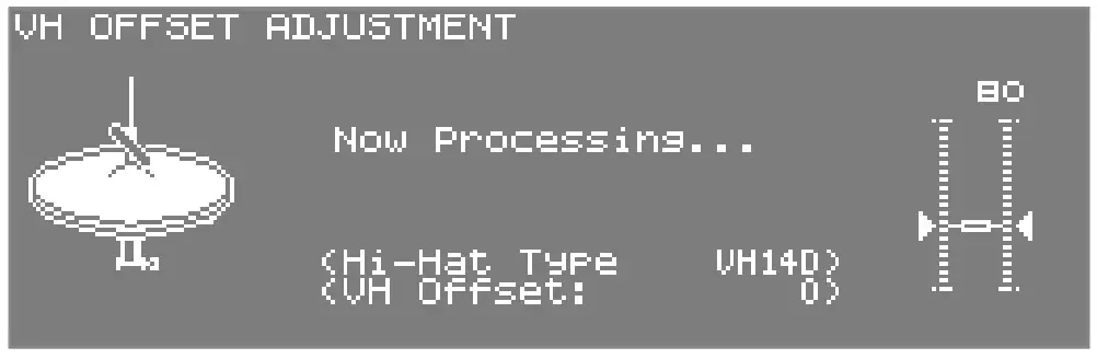 Roland VH-14D V-Drums 14-- Press the