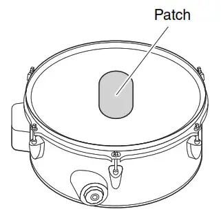 YAMAHA KP128 DMX Electronic Drum Pad--Replacing the Patch