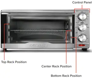 Gourmia GTF7350 Air Fryer Oven - AIR FRYER OVEN 1