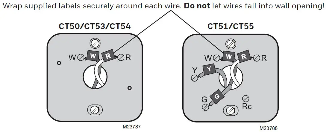 Label wires and remove old wallplate