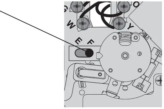 Set fan operation switch (CT51 CT55)
