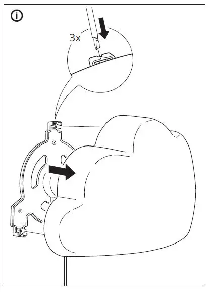 IKEA 404.408.32 UPPLYST Cloud White LED Wall Lamp fig12