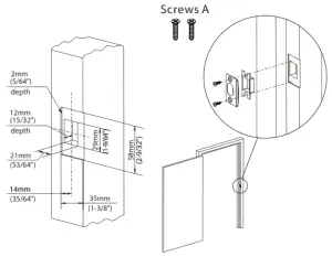 ZKTeco ML200 ML300 Series Smart Lock - Plate and Box