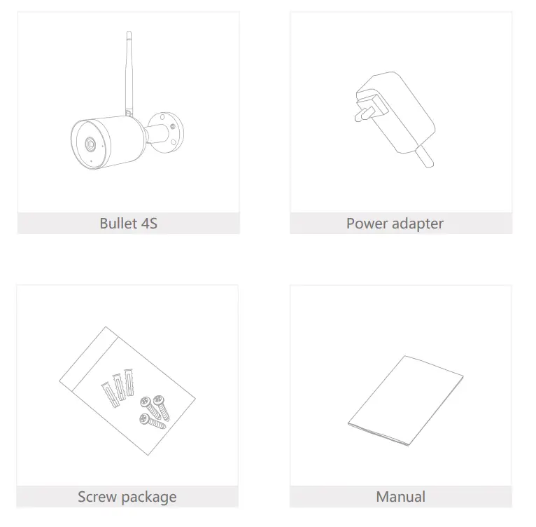 Hangzhou Meari Technology Bullet 4S IP Camera - =NGZ