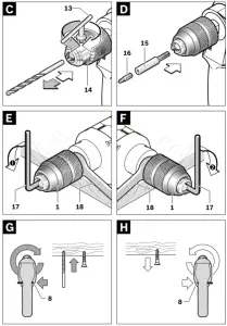 BOSCH GSB 13 RE Impact Drill - 3