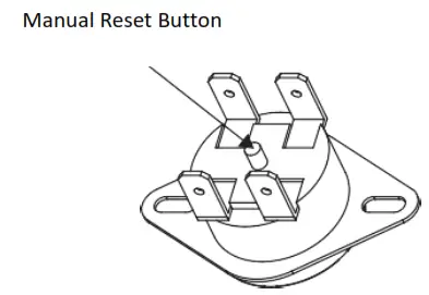 MODENA ES 10IS Electric Storage Water Heater - Manual Reset Button