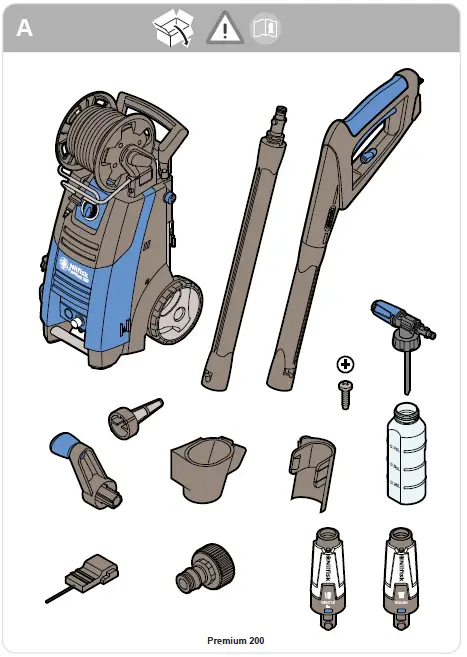 Nilfisk Premium 200 High Pressure Washer Fig1