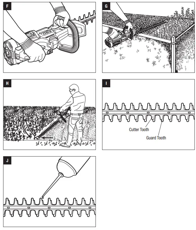 EGO HT2410E 56 Volt Lithium Ion Cordless Hedge Trimmer- fig3